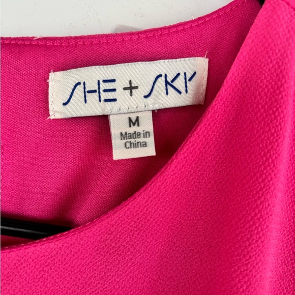 She + Sky PLAYFUL RUFFLE HEM DRESS - Picture 2 of 11